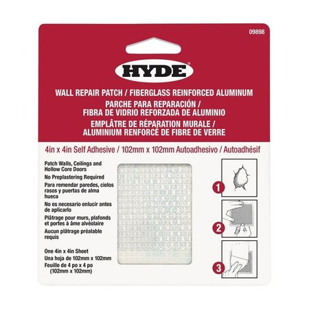 HYDE Patch Drywall Alum 4X4 Inch 09898